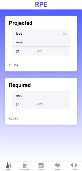 Play POWERLIFTING Calculator - RPE as an online game POWERLIFTING Calculator - RPE with UptoPlay