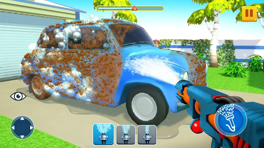 Play Power Wash Car Cleaning Games as an online game Power Wash Car Cleaning Games with UptoPlay