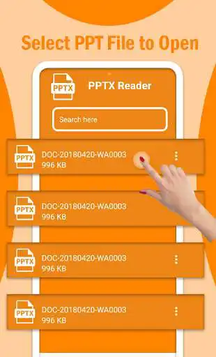 Play PPTX File Opener: PPT Viewer as an online game PPTX File Opener: PPT Viewer with UptoPlay
