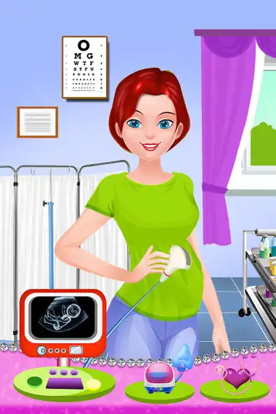 Play Pregnant Mom Birth Chic Baby as an online game Pregnant Mom Birth Chic Baby with UptoPlay