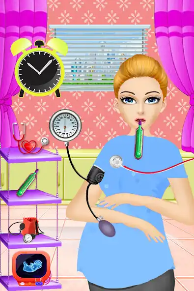 Play Pregnant Mom Take Care of Baby as an online game Pregnant Mom Take Care of Baby with UptoPlay