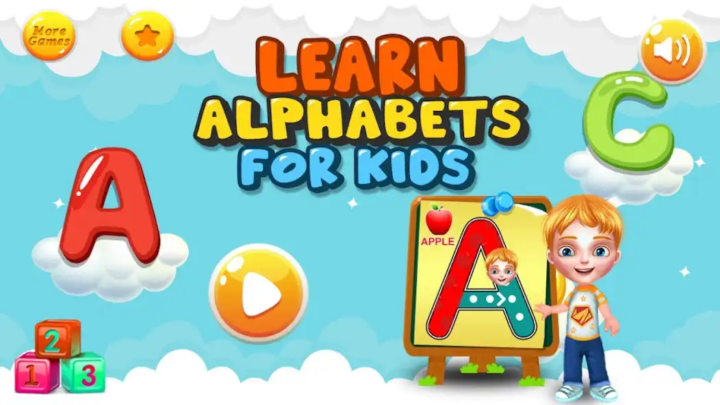 Play Preschool ABC 123 Tracing kids  and enjoy Preschool ABC 123 Tracing kids with UptoPlay