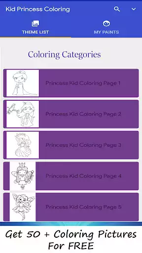 Play Pretty Princess Coloring Book  and enjoy Pretty Princess Coloring Book with UptoPlay