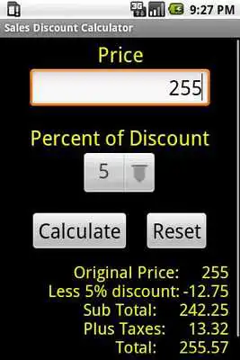 Play Price Discount Calculator