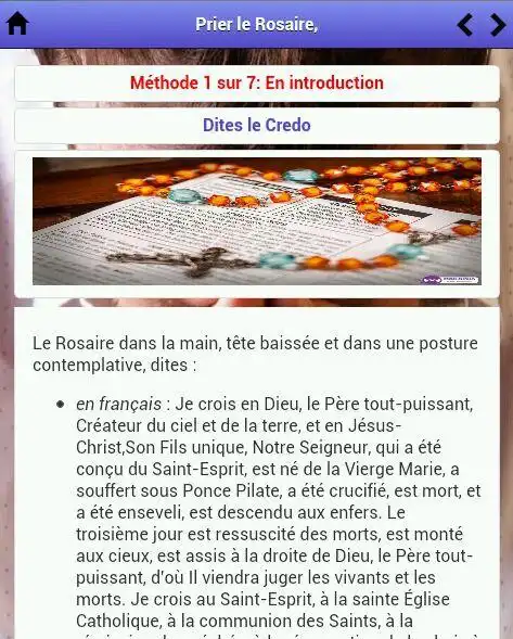 Play Prier le Rosaire as an online game Prier le Rosaire with UptoPlay