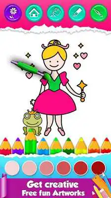 Play Princess Book Coloring Pages