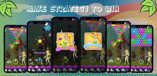 Play Princess Bubble Shooter as an online game Princess Bubble Shooter with UptoPlay