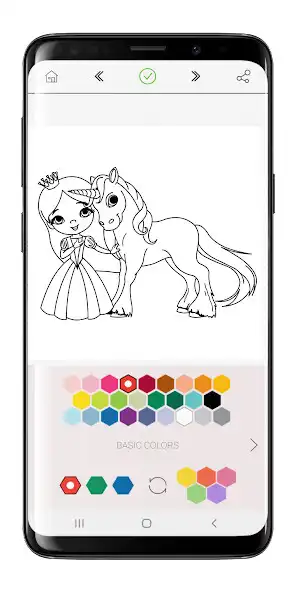 Play Princess Coloring Book 2022 as an online game Princess Coloring Book 2022 with UptoPlay