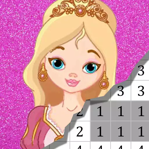 Play Princess Coloring Book - Glitter Color by Number APK