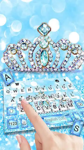 Play Princess Diamond Crown Keyboard Theme as an online game Princess Diamond Crown Keyboard Theme with UptoPlay