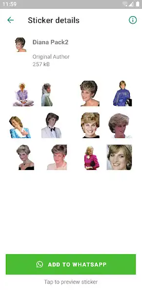 Play Princess Diana Stickers as an online game Princess Diana Stickers with UptoPlay