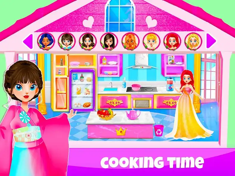 Play Princess Doll House Decoration as an online game Princess Doll House Decoration with UptoPlay