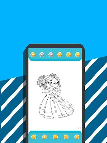 Play princesses: livre de coloriage as an online game princesses: livre de coloriage with UptoPlay