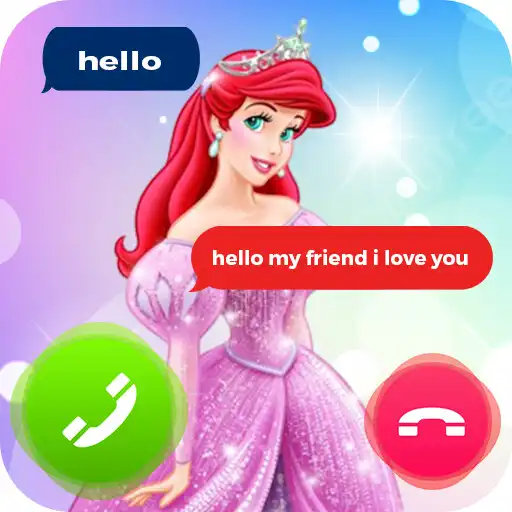 Play Princess fake video call APK