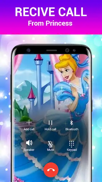 Play Princess fake video call as an online game Princess fake video call with UptoPlay