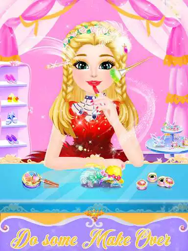 Play Princess Fashion Hair Stylist as an online game Princess Fashion Hair Stylist with UptoPlay