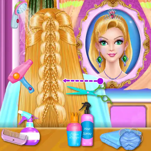 Free play online Princess Hairdo Salon APK