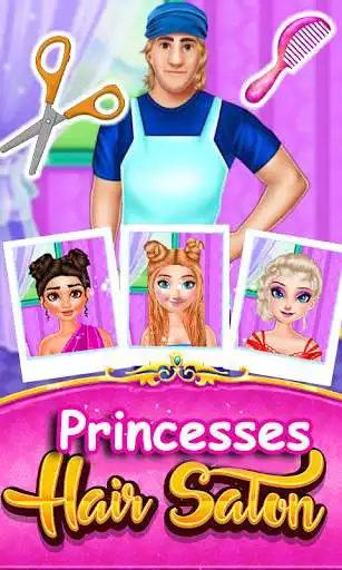 Play Princess Hairstyle Salon  and enjoy Princess Hairstyle Salon with UptoPlay