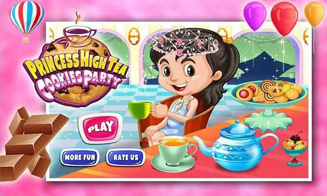 Play Princess High Tea Cookie Party