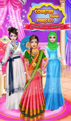 Play Princess Makeup Dressup Salon as an online game Princess Makeup Dressup Salon with UptoPlay