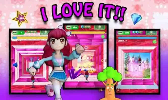 Play Princess Run 4D - Girl Games