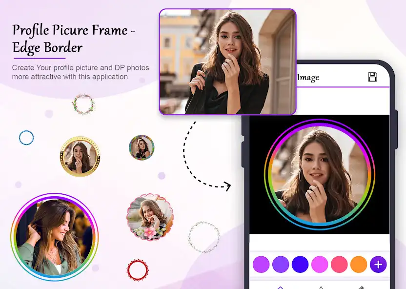 Play Profile Photo Border With Edge  and enjoy Profile Photo Border With Edge with UptoPlay