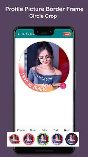 Play Profile Picture Border Frame as an online game Profile Picture Border Frame with UptoPlay