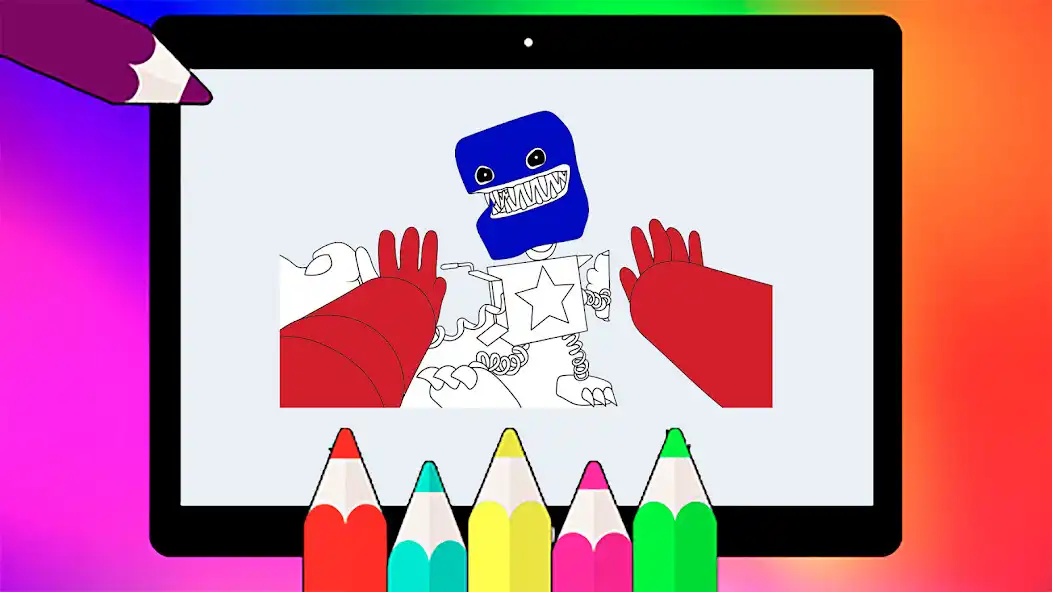 Play Project Playtime coloring book  and enjoy Project Playtime coloring book with UptoPlay