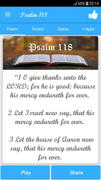 Play Psalm 118  and enjoy Psalm 118 with UptoPlay