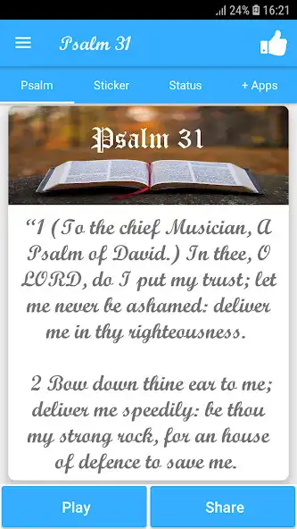 Play Psalm 31  and enjoy Psalm 31 with UptoPlay