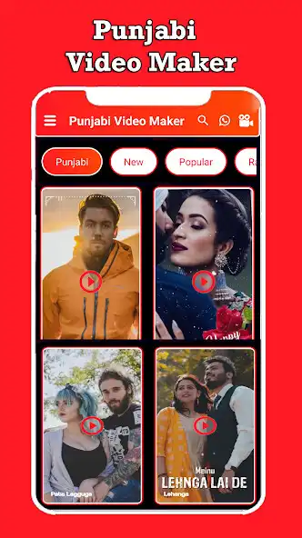 Play Punjabi Lyrical Video Maker  and enjoy Punjabi Lyrical Video Maker with UptoPlay