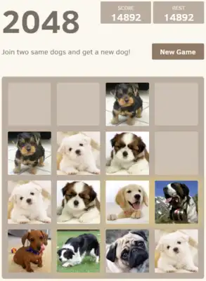 Play Puppies 2048