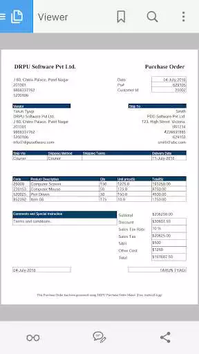 Play Purchase Order PO PDF Maker as an online game Purchase Order PO PDF Maker with UptoPlay