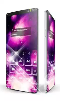 Play Purple Galaxies Keypad Art