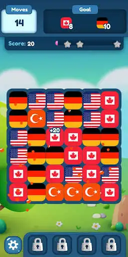 Play Puzzle Flags as an online game Puzzle Flags with UptoPlay