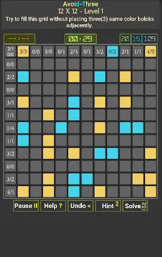 Play Puzzle Game: Avoid Three