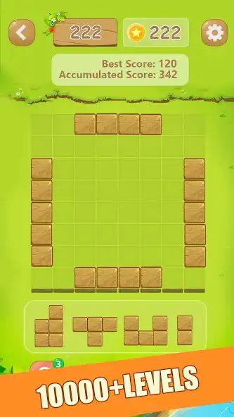 Play Puzzle Green Blocks as an online game Puzzle Green Blocks with UptoPlay