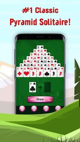 Play Pyramid - Classic Solitaire  and enjoy Pyramid - Classic Solitaire with UptoPlay