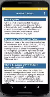 Play Python : MCQS tests and Interview Questions