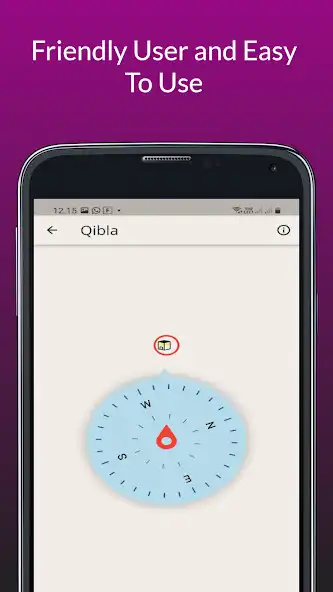 Play Qibla Finder App as an online game Qibla Finder App with UptoPlay