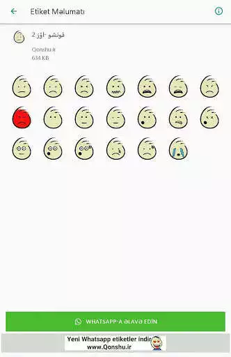 Play Qonshu Emoji stickers for WhatsApp as an online game Qonshu Emoji stickers for WhatsApp with UptoPlay