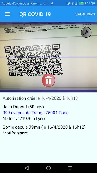 Play Qr19 - Scan rapide attestation as an online game Qr19 - Scan rapide attestation with UptoPlay