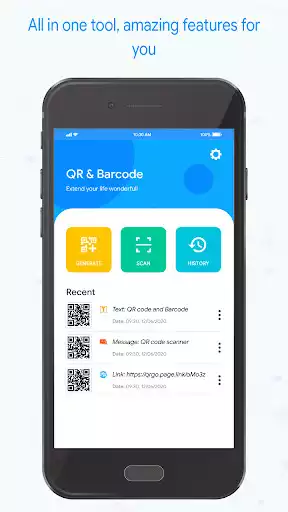 Play QR code - Barcode Scanner  and enjoy QR code - Barcode Scanner with UptoPlay