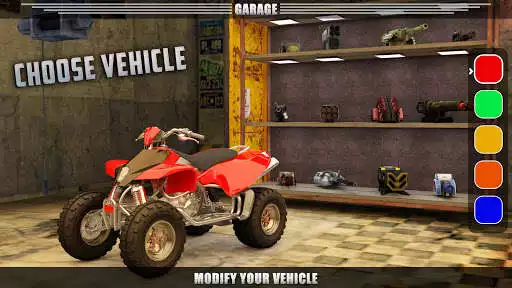 Play Quad ATV Bike Race Free: Traffic Racing Games as an online game Quad ATV Bike Race Free: Traffic Racing Games with UptoPlay