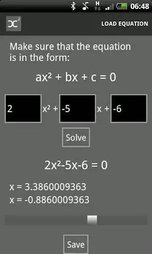 Play Quadratic Equation Calculator  and enjoy Quadratic Equation Calculator with UptoPlay