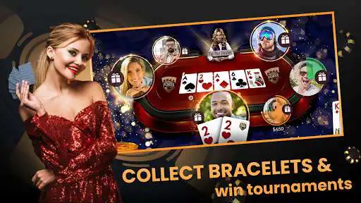 Play Queen Poker Offline - Texas Holdem Online Card as an online game Queen Poker Offline - Texas Holdem Online Card with UptoPlay