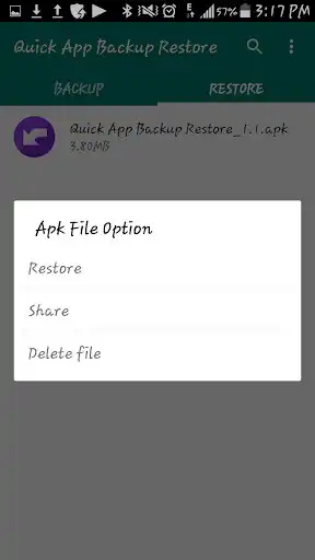 Play Quick App Backup & Restore as an online game Quick App Backup & Restore with UptoPlay