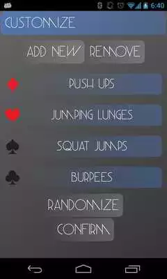 Play Quick Deck: Workout Generator