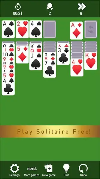 Play Quickie Solitaire as an online game Quickie Solitaire with UptoPlay