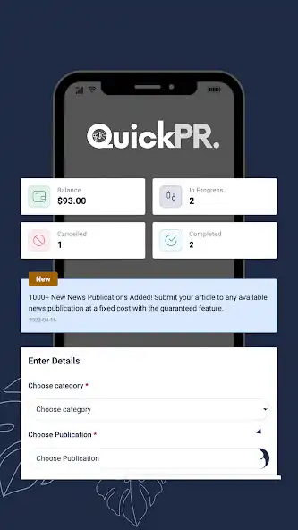 Play QuickPR - PR Distribution  and enjoy QuickPR - PR Distribution with UptoPlay